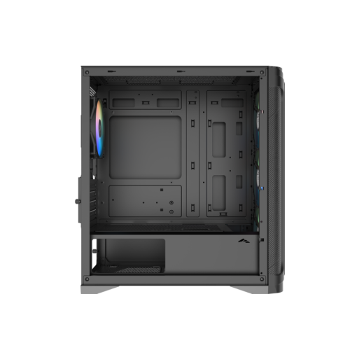 Корпус ПК без блока питания/ Case SAMA S31 Black, Midi-Tower, TG, 4x120mm ARGB, 2xUSB 3.0 + 1xUSB 3.2 Type-C, mATX, mITX Black