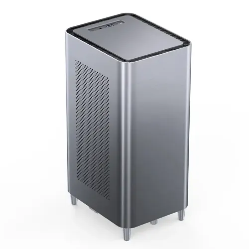 Корпус без блока питания/ Case JONSBO N1, Desktop SFF, 1x140mm, 1xUSB-A 3.0 + 1xUSB-C 3.2, SFX PSU Support, mITX Gray
