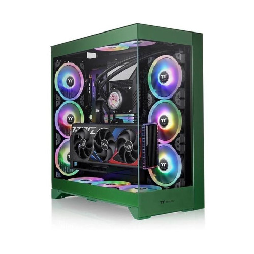 Корпус Thermaltake CTE E660MX Racing зеленый E-ATX 13x120mm 11x140mm 2xUSB3.0 audio bott PSU [CA-1Y3-00MCWN-01]