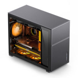 Корпус без блока питания/ Корпус JONSBO D31 MESH Black MATX без БП, боковая панель из закаленного стекла, mini-ITX, micro-ATX, черный