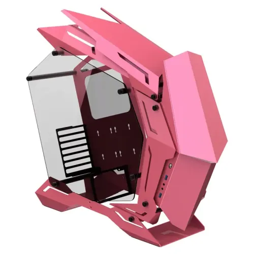 Корпус без блока питания/ Case JONSBO MOD-3, Full-Tower, TG, no fans, 2xUSB-A 3.0, EATX, ATX, mATX, mITX Pink