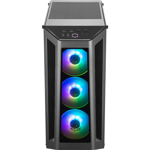 Корпус без БП/ Cooler Master MasterBox MB530P, 2xUSB3.0, 2xUSB2.0, 1x120 Fan, 3x120RGB fan, w/o PSU, Black, ATX