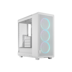 Корпус ПК без блока питания/ Case Fractal Design Epoch TG RGB Clear Tint, Midi-Tower, 3x120mm ARGB, 2xUSB-A 3.2 + 1xUSB 3.2 Type-C ATX, mATX, mITX, White