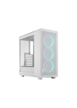 Корпус ПК без блока питания/ Case Fractal Design Epoch TG RGB Clear Tint, Midi-Tower, 3x120mm ARGB, 2xUSB-A 3.2 + 1xUSB 3.2 Type-C ATX, mATX, mITX, White