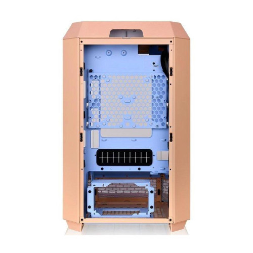 Корпус Thermaltake The Tower 300 Peach Fuzz розовый mATX 8x120mm 6x140mm 2xUSB3.0 audio bott PSU [CA-1Y4-00S]