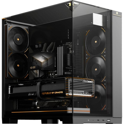 Корпус без блока питания/ Case Thermalright A70, Midi-Tower, TG, no fans, 2xUSB-A 3.0, 1xUSB Type-C, ATX, mATX, mITX Black