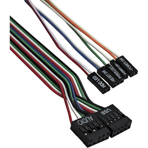 Корпус Exegate MI-208-M450 черный 450W mATX 2xUSB2.0 audio bott PSU