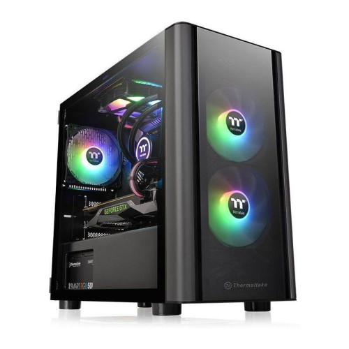 Корпус Thermaltake V150 TG черный mATX 3x120mm 3x140mm 2xUSB2.0 1xUSB3.0 audio bott PSU [CA-1R1-00S1WN-00]