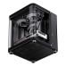 Корпус без блока питания/ Корпус JONSBO TK-1 Black 2.0 MATX без БП, mini-ITX, micro-ATX, черный