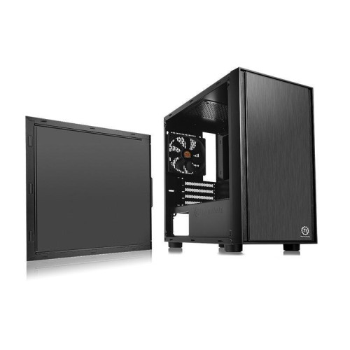 Корпус Thermaltake Versa H17 черный mATX 2xUSB2.0 1xUSB3.0 audio bott PSU [CA-1J1-00S1NN-00]
