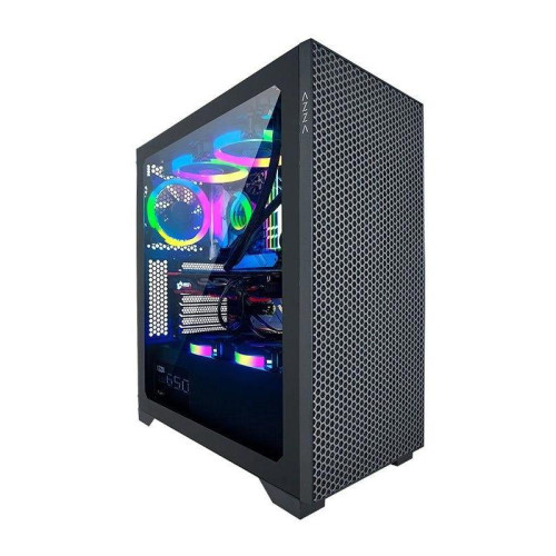 Корпус Azza Hive черный ATX 8x120mm 5x140mm 2xUSB2.0 1xUSB3.0 audio bott PSU [CSAZ-450 HIVE]