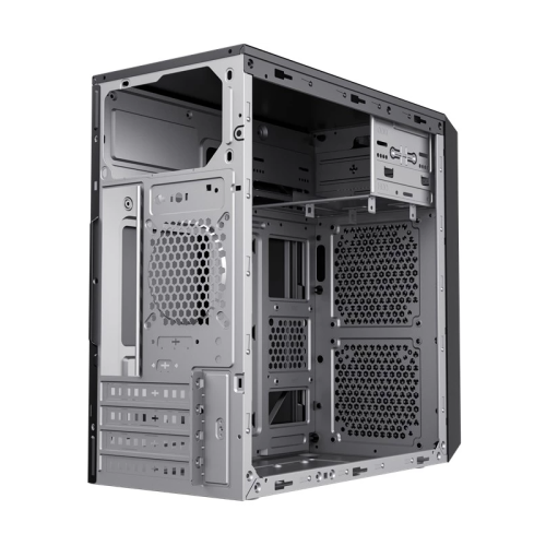 Корпус без блока питания/ Foxline FL-707-U32 mATX case, black, w/o PSU, w/2xUSB3.0, w/o FAN