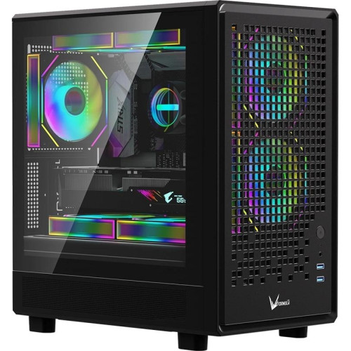 Корпус Formula Air Mesh G2 черный mATX 4x120mm 2x140mm 2xUSB3.0 audio bott PSU [AIR MESH G2]