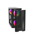 Корпус ПК без блока питания/ Case SAMA S30 Black, Midi-Tower, TG, 2x140mm + 1x120mm ARGB, 1xUSB 3.0 + 1xUSB 3.1 Type-C, mATX, mITX Black