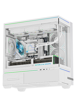 Корпус без блока питания/ Case Thermalright M10, Mini-Tower, TG, ARGB, no fans, 2xUSB-A 3.0, 1xUSB Type-C, mATX, mITX White