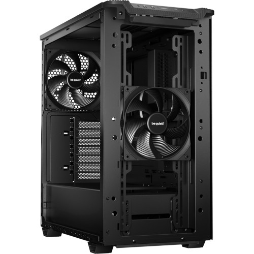 Корпус ПК без блока питания/ Case be quiet! PURE BASE 501 Airflow Window, Midi-Tower, TG, 2x140mm, 2xUSB-A 3.2, 1xUSB 3.2 Type-C, ATX, mATX, mITX Black