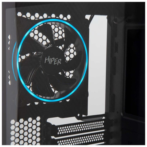 Корпус Hiper PB81 черный ATX 4x120mm 2xUSB2.0 2xUSB3.0 audio bott PSU [PB81]