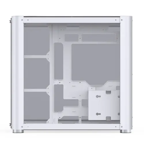 Корпус без блока питания/ Case JONSBO TK-2, Midi-Tower, TG, no fans, 1xUSB-A 3.2 + 1xUSB-C 3.2, ATX, mATX, mITX White