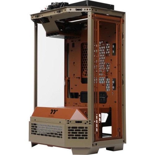Корпус Thermaltake The Tower 300 Gravel Send коричневый mATX 8x120mm 6x140mm 2xUSB3.0 audio bott PSU [CA-1Y4-00SGWN-00]