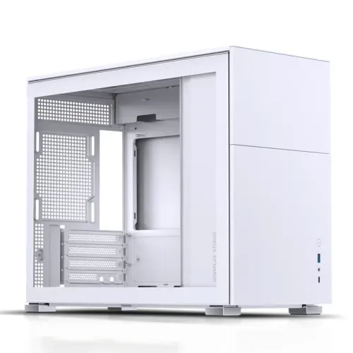 Корпус компьютерный Mini-Tower/ Case JONSBO D31 STD, Mini-Tower, TG, no fan, 1xUSB-A 3.2 + 1xUSB-C 3.2, mATX, mDTX, mITX White