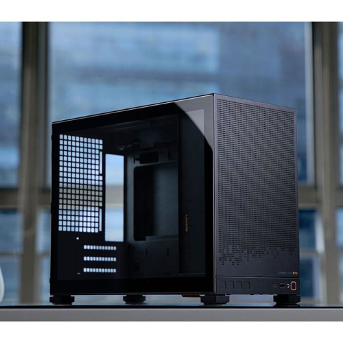 Корпус без блока питания/ Jonsbo D32 STD BLACK, Mini-Tower, no fans, mATX, mITX, 1xUSB3.2 Gen1 Type-A, 1xUSB3.2 Gen 2 Type-C, 1xAUDIO, 1xMIC