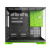 Корпус ПК без блока питания/ Case Geometric Future Model 5 NV Style, Midi-Tower, TG, no fans, 2xUSB-A 3.0, 1xUSB 3.2 Type-C, E-ATX, ATX, mATX, mITX Black/Green