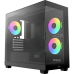Корпус ПК без блока питания/ Case Ocypus Gamma C52 BK ARGB, Mini-Tower, TG, 3x120mm ARGB, 1xUSB-A 3.0 + 2xUSB 2.0, mATX, mITX Black