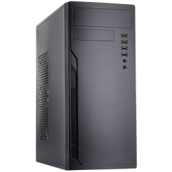 Корпус c блоком питания 450 Ватт/ Case Foxline FL-301, ATX, 1x5.25EXT, 1x3.5EXT, 4x3.5INT, 4xUSB2.0, HDA, w/o FAN, w/450W ATX PSU, w/1.2m EU pwr cord