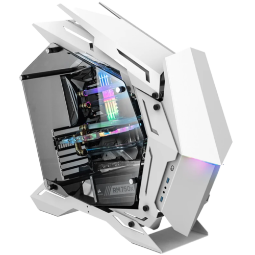 Корпус без блока питания/ Case JONSBO MOD-3, Full-Tower, TG, no fans, 2xUSB-A 3.0, EATX, ATX, mATX, mITX White