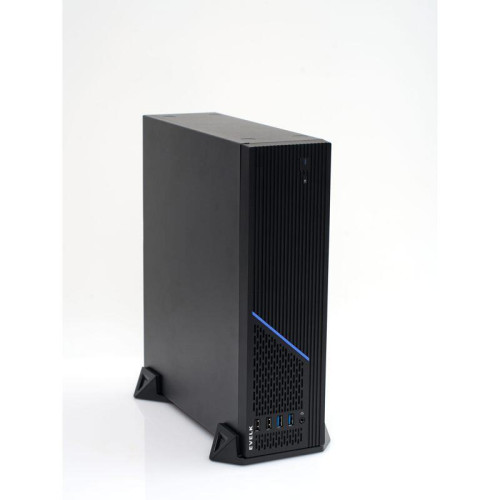 Корпус EVELK с блоком питания 300Вт/ Case Foxline EV-1046-TFX300S mATX SFF, w/PSU TFX 300W, w/2xUSB2.0+2xUSB3.0, w/1xcombo audio, black, w/pwr cord, w/ 8cm FAN, logo EVELK