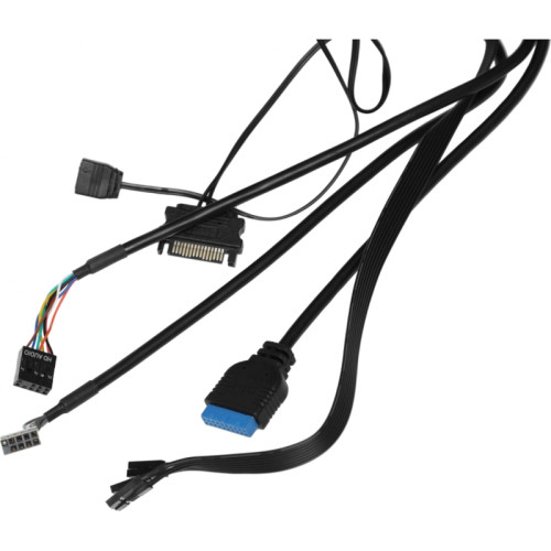 Корпус Azza Eclipse черный ATX 9x120mm 5x140mm 2xUSB2.0 1xUSB3.0 audio bott PSU [CSAZ-440 ECLIPSE]