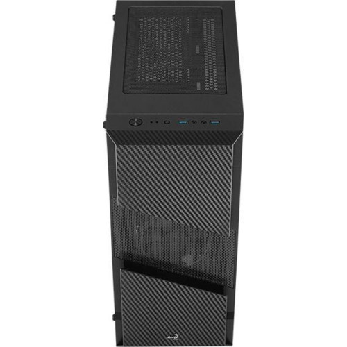 Корпус Aerocool Menace Saturn FRGB-G-BK-v1 черный ATX 7x120mm 2x140mm 2xUSB3.0 audio bott PSU [MENACE FRGB-G-BK-V1]