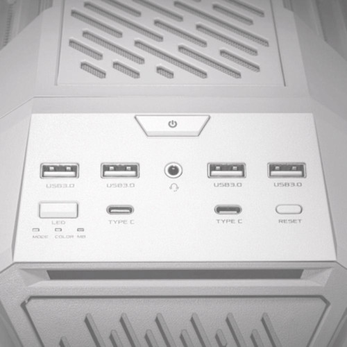 Корпус Asus Rog GR701 белый без БП E-ATX 7x120mm 3x140mm 4xUSB3.1 audio front door bott PSU