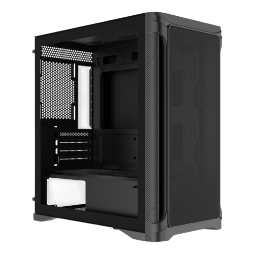 Корпус ПК без блока питания/ Case SAMA S31E Black, Midi-Tower, TG, no fans, 2xUSB 3.0 + 1xUSB 3.2 Type-C, mATX, mITX Black