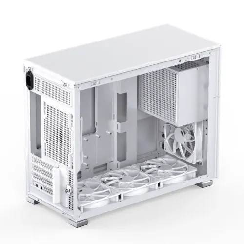 Корпус без блока питания/ Case JONSBO D31 STD SCREEN, Mini-Tower, TG, no fans, 1xUSB-A 3.2 + 1xUSB-C 3.2, mATX, mDTX, mITX White