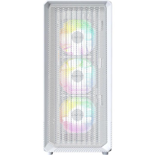 Корпус Montech X5 белый без БП ATX 4x120mm 1xUSB2.0 1xUSB3.0 1xUSB3.1 audio bott PSU