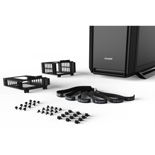 Корпус ПК без блока питания/ Case be quiet! SILENT BASE 802, Midi-Tower, 3x140mm, 2xUSB-A 3.2, 1xUSB 3.2 Type-C, E-ATX, ATX, mATX, mITX Black