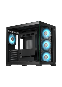 Корпус без блока питания/ Case PCCooler C3T700 ARGB BK, Midi-Tower, TG, 4x120mm ARGB, 1xUSB-A 3.0 + 1xUSB-A 2.0 + 1xUSB-C, ATX, mATX, mITX Black