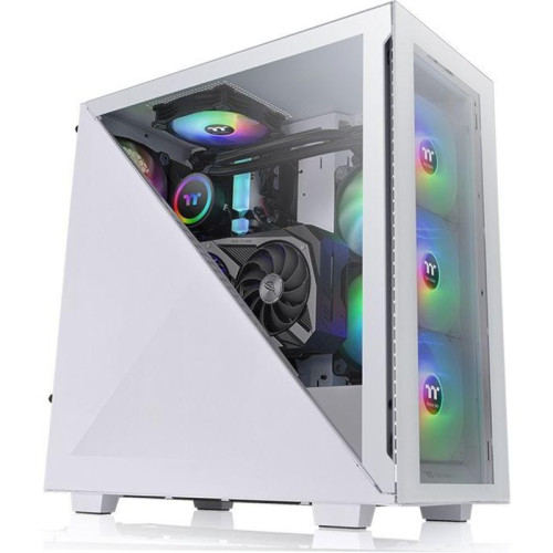 Корпус Thermaltake Divider 300 TG ARGB белый без БП ATX 3x120mm 3x140mm 2xUSB3.0 audio bott PSU