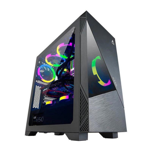 Корпус Azza Eclipse черный ATX 9x120mm 5x140mm 2xUSB2.0 1xUSB3.0 audio bott PSU [CSAZ-440 ECLIPSE]