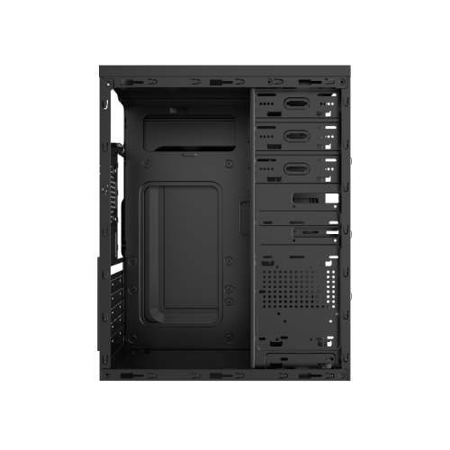 Корпус без блока питания/ Case Forza ATX, 1xUSB2.0+1xUSB3.0, Black, w/o FAN, w/o PSU