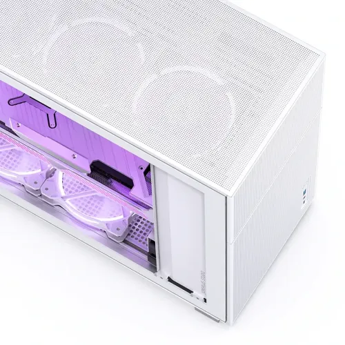 Корпус без блока питания/ Case JONSBO D41 MESH, Midi-Tower, TG, no fan, 1xUSB-A 3.2 + 1xUSB-C 3.2, ATX, mATX White