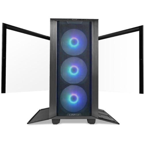 Корпус Lian-Li Lancool III RGB черный ATX 10x120mm 3x140mm 2xUSB3.0 audio bott PSU [G99.LAN3RX.10R]