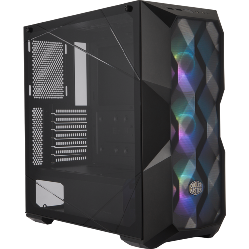 Корпус без блока питания/ Cooler Master MasterBox TD500 MESH, USB3.0x2, 3x120 ARGB Fan, Black, ATX, w/o PSU