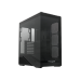 Корпус без блока питания/ Case HSPD F711, Panoramic Full Tower, Black, TG, 0.7 SPCC, no fans ATX, mATX, mITX 190/420/280mm 2x2.5