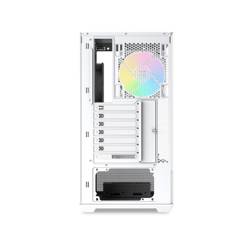 Корпус ПК без блока питания/ Case SAMA V40 White, Midi-Tower, TG, 6x120mm ARGB, 2xUSB 3.0 + 1xUSB 3.1 Type-C, ATX, mATX, mITX White