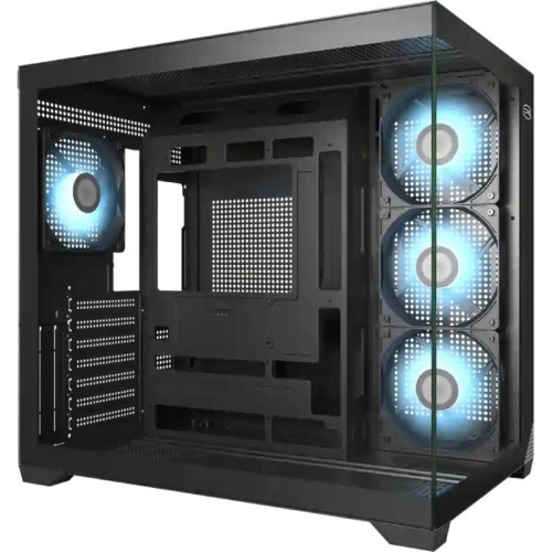Корпус PcCooler C3T700 ARGB BK черный без БП ATX 8x120mm 5x140mm 2xUSB3.0 audio bott PSU