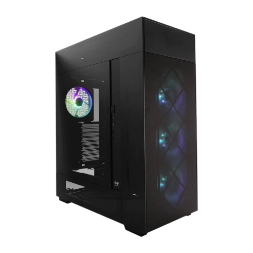 Корпус без блока питания/ Case InWin Modfree Deluxe, Full-Tower, TG, 4x140mm ARGB, 2xUSB-A 3.0 + 1xUSB-C 3.2, E-ATX, ATX, mATX, mITX Black