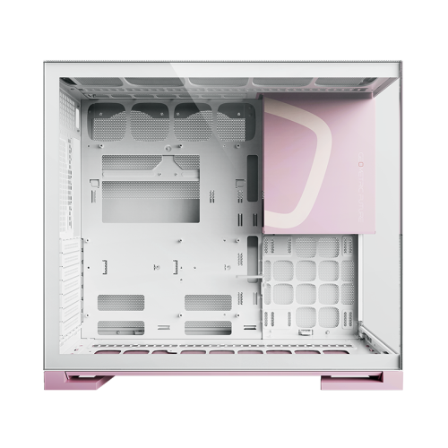 Корпус ПК без блока питания/ Case Geometric Future Model 5, Midi-Tower, TG, no fans, 2xUSB-A 3.0, 1xUSB 3.2 Type-C, E-ATX, ATX, mATX, mITX Pink