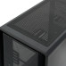 Корпус без блока питания/ Case HSPD M530, Mesh Mid Tower, Black, TG, 0.4 SPCC, no fans ATX, mATX, mITX 155/290/200mm 2x2.5